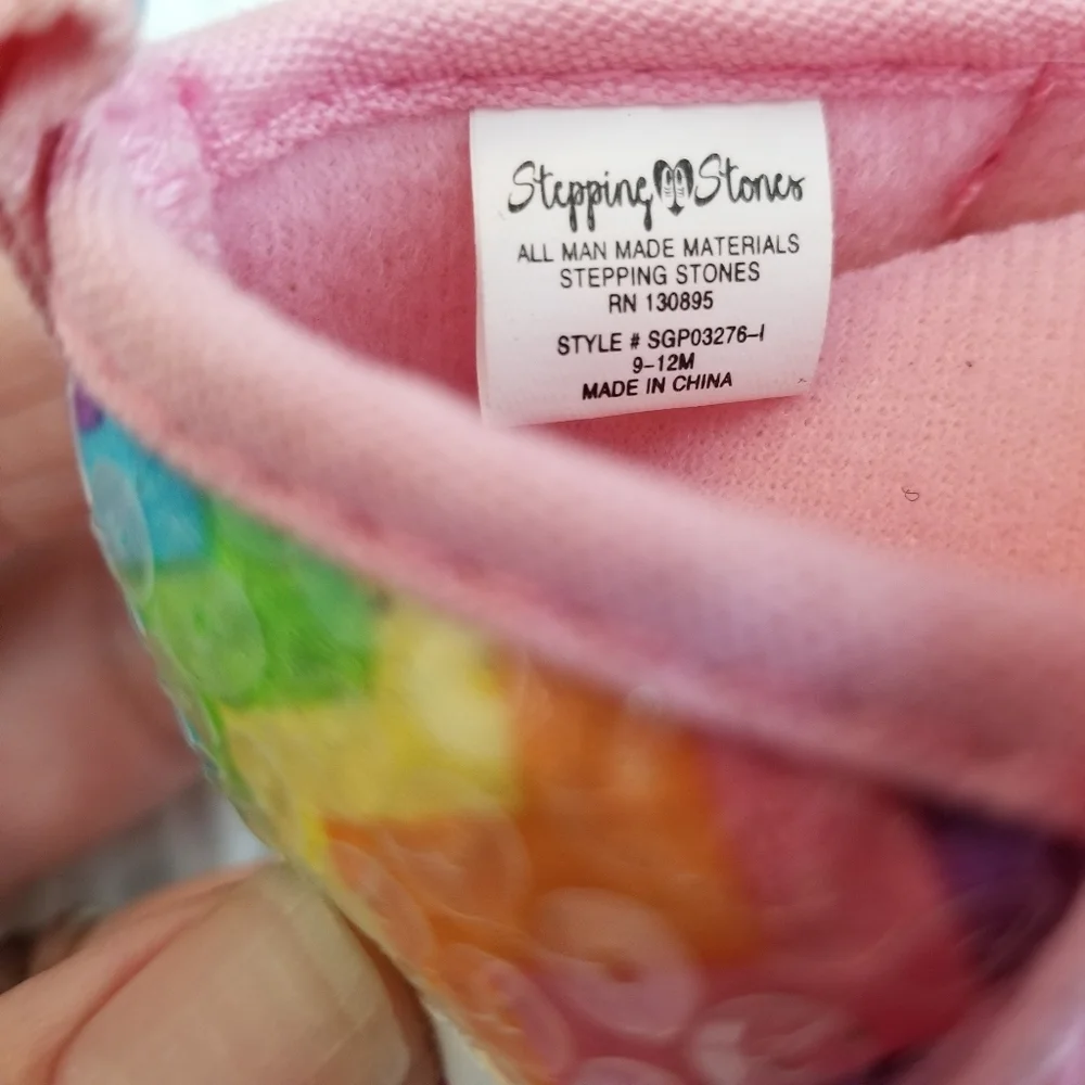 Stepping Stone Rainbow Sequin Infant Shoes